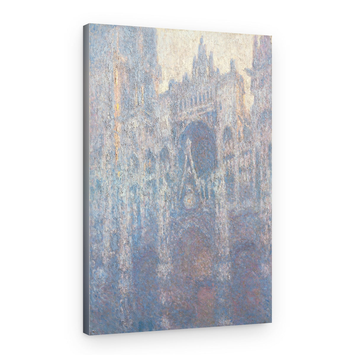 The Portal of Rouen Cathedral In Morning Light (1894) – Canvas Print