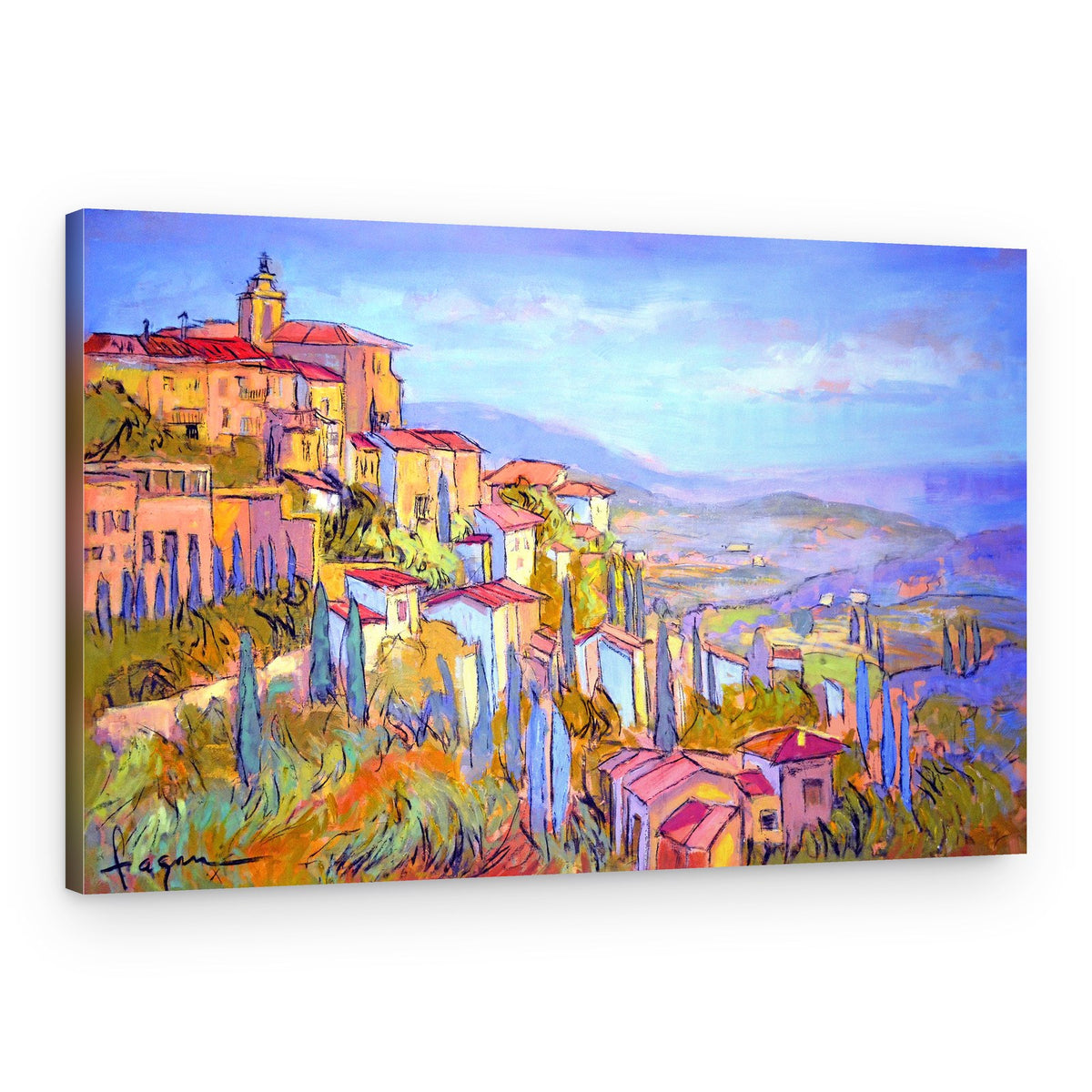 Hilltop Serenity – Canvas Print