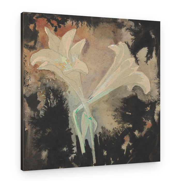 Twee Bloemen (1902) Square By Leo Gestel – Canvas Print