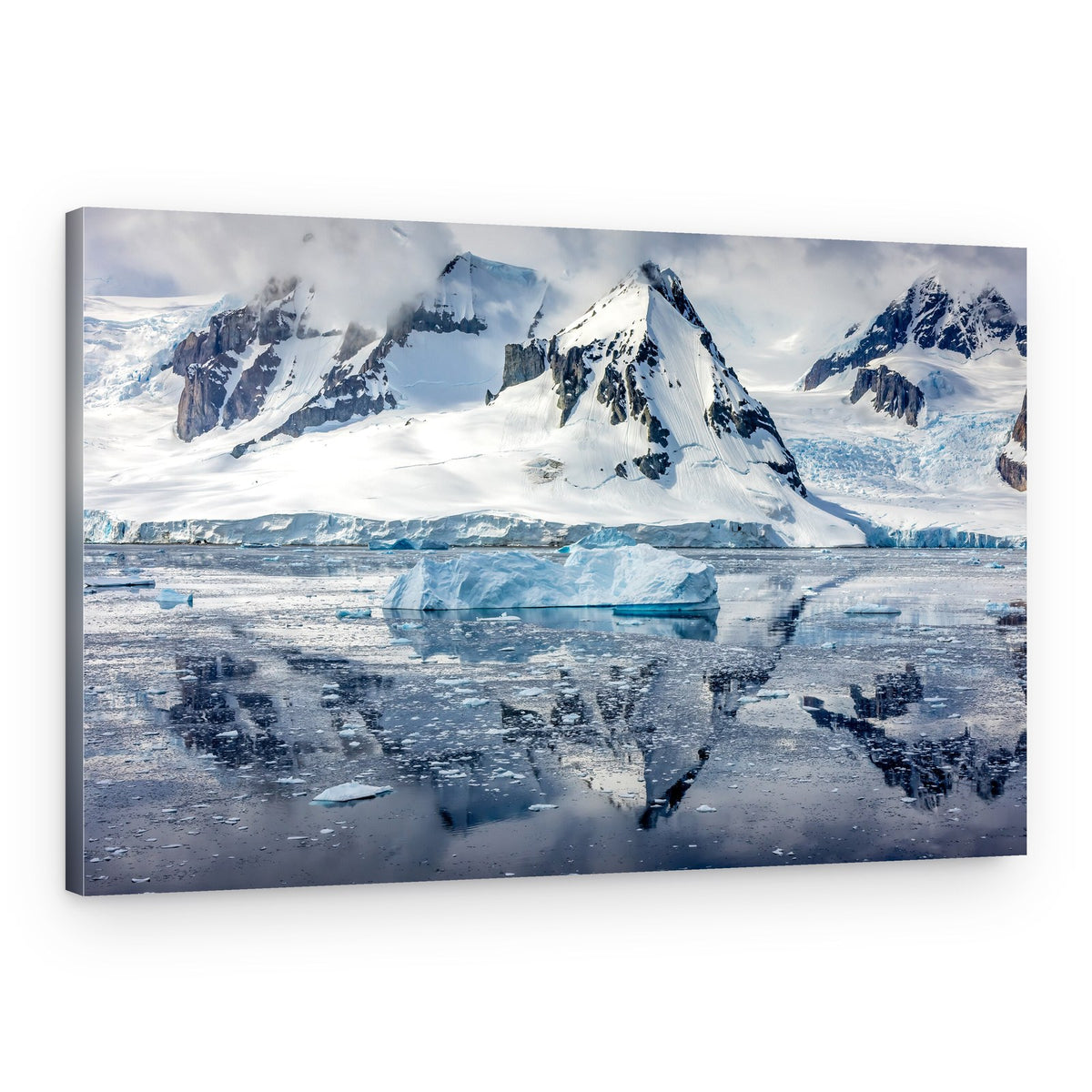 Glacial Peaks Reflection – Canvas Print