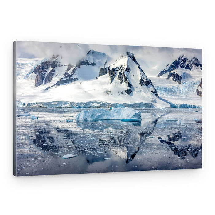 Glacial Peaks Reflection – Canvas Print