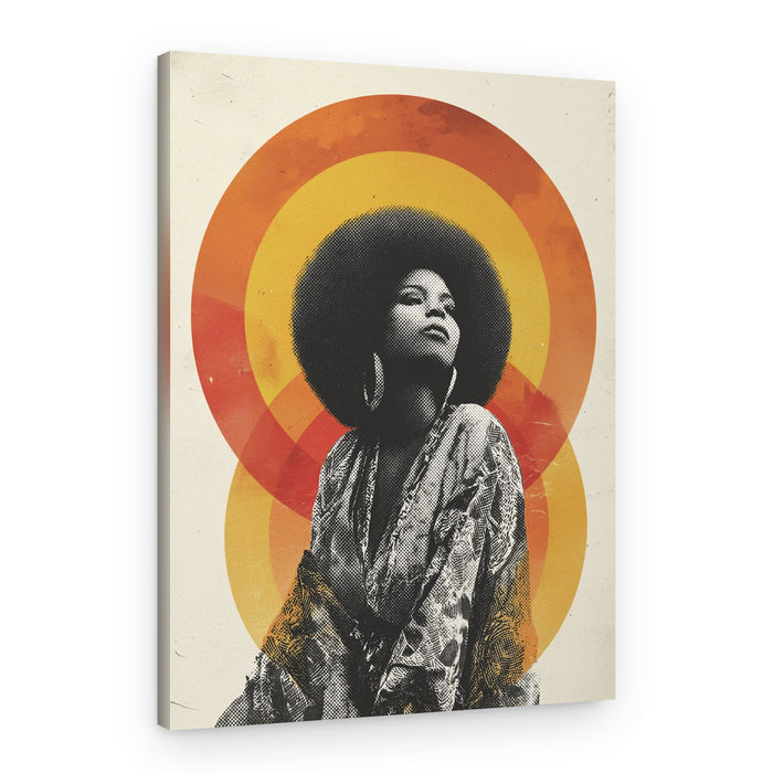Seventies Soul Woman – Canvas Print