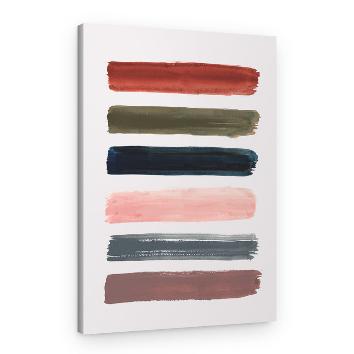Abstract Color Strokes – Canvas Print