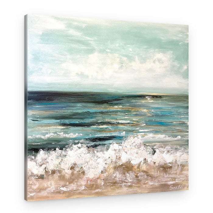 Serene Ocean Waves – Canvas Print