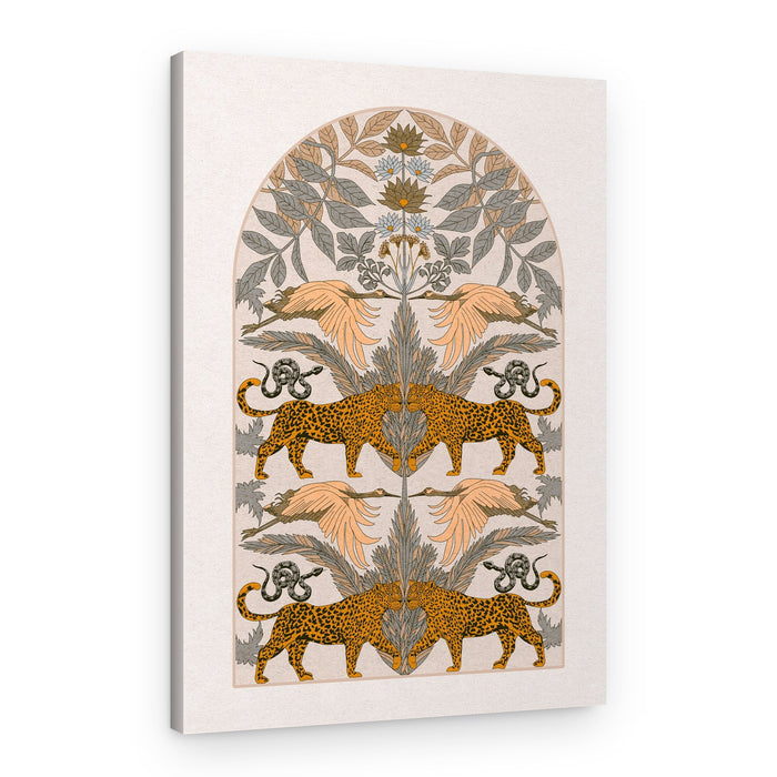 Exotic Leopard Symmetries – Canvas Print