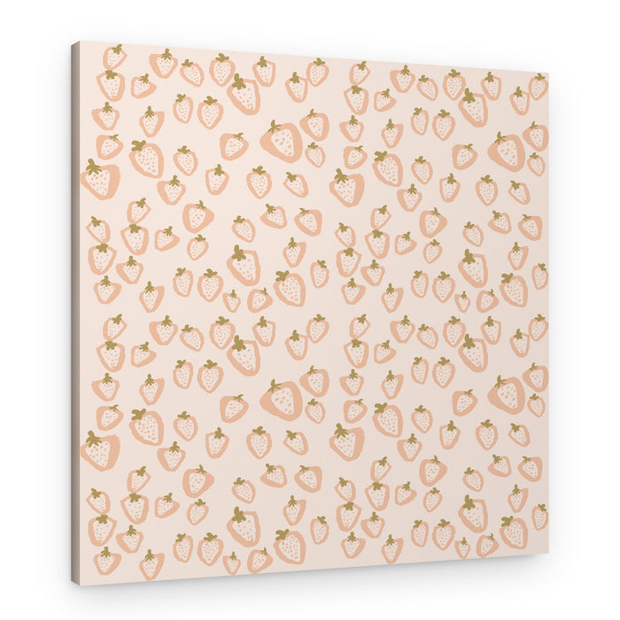 Sweet Strawberry Pattern – Canvas Print