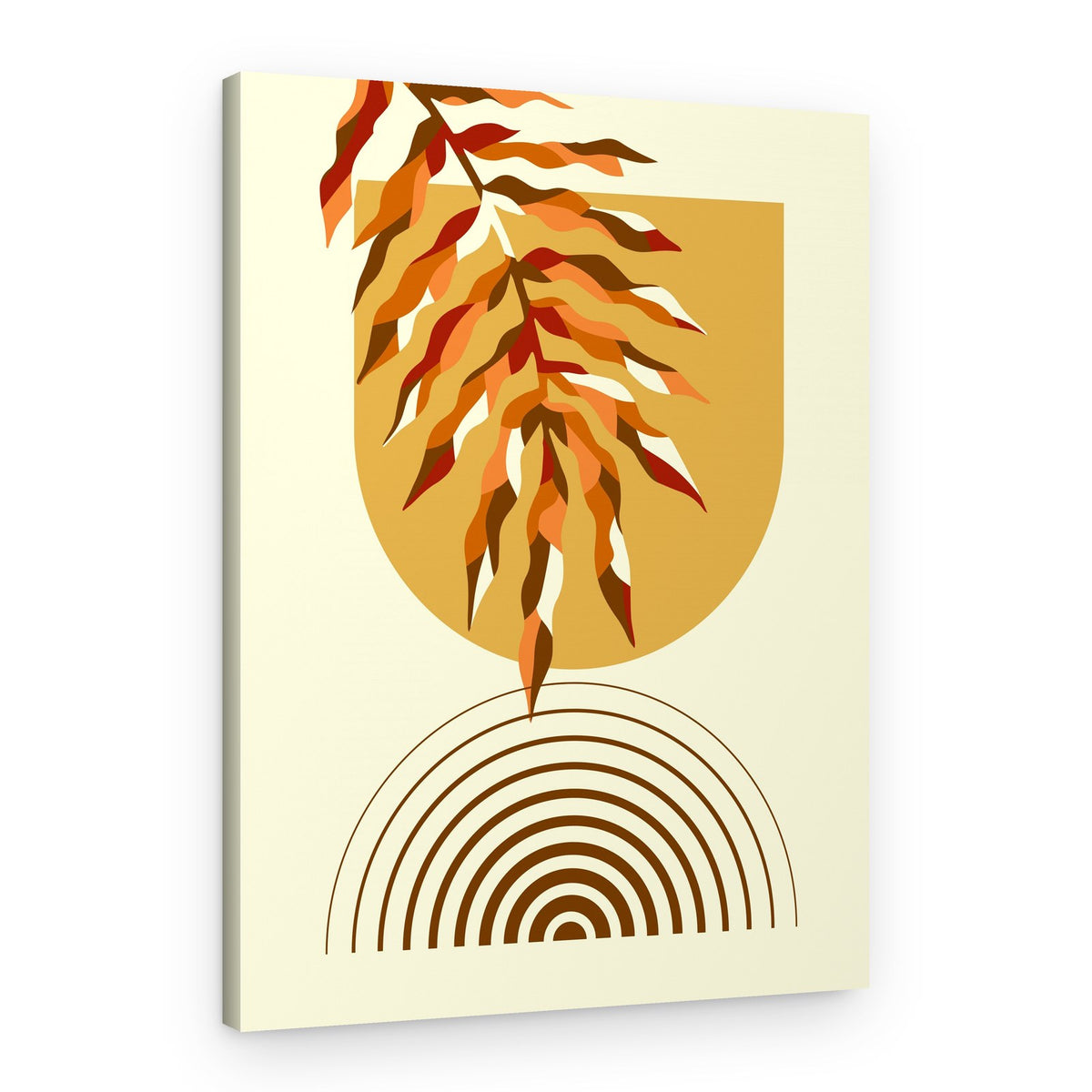 Desert Arch Leaves – Canvas Print