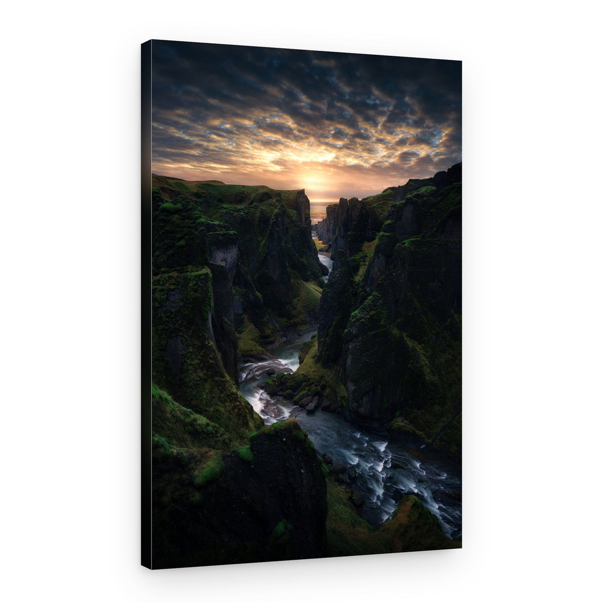 Dramatic Canyon Sunrise – Canvas Print