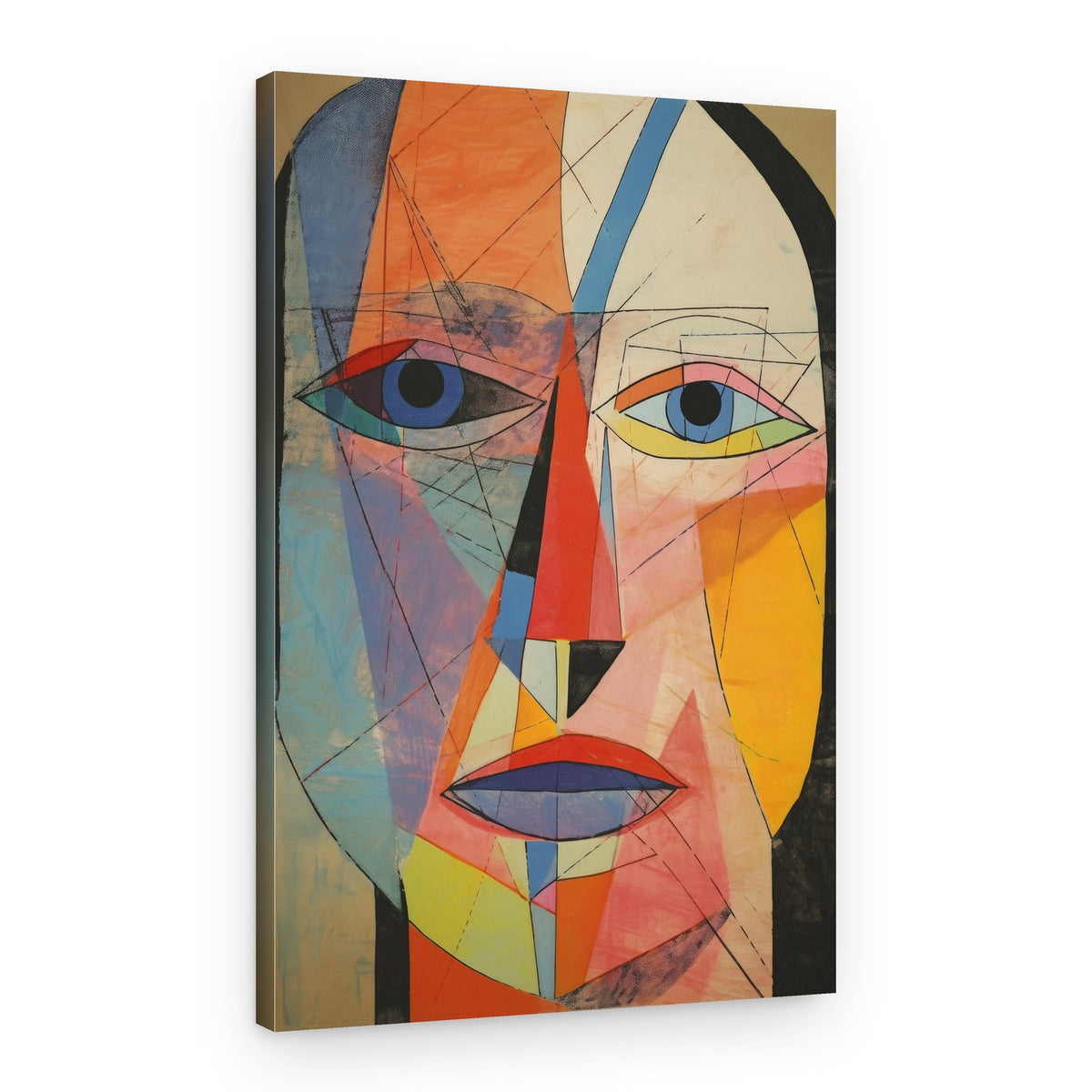 Geometric Reflection – Canvas Print