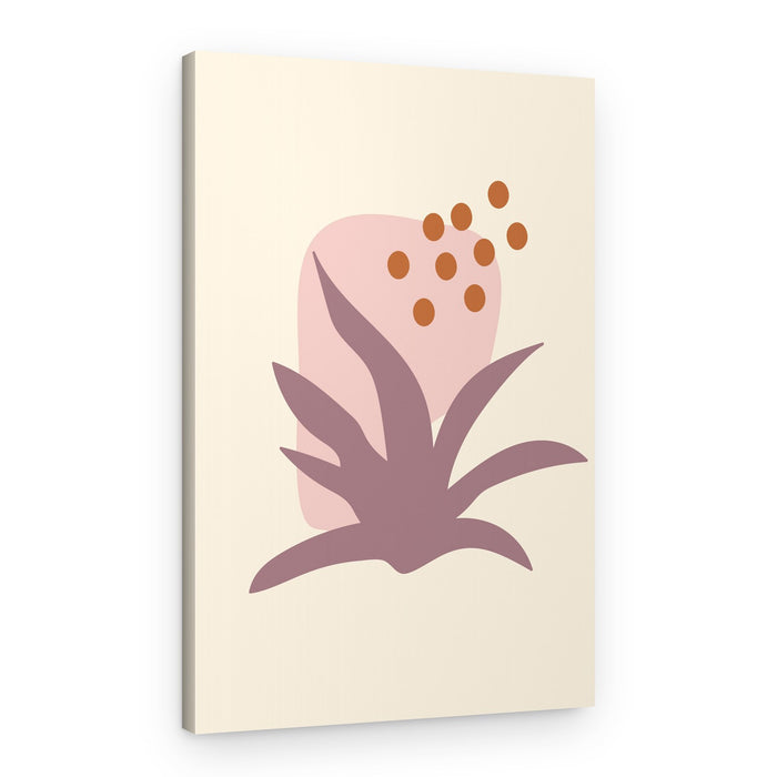 Modern Botanical Calm – Canvas Print