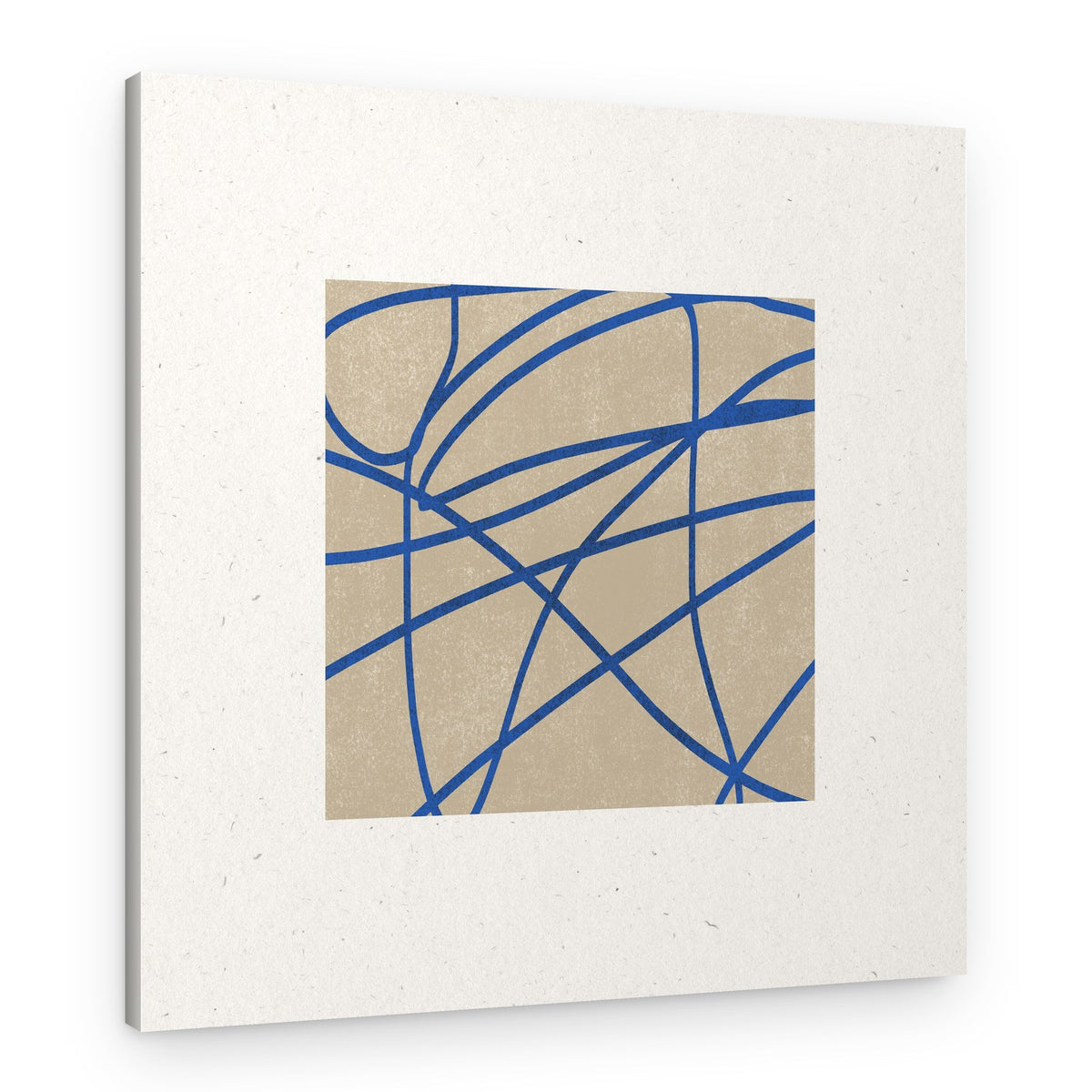 Blue Web Dance – Canvas Print