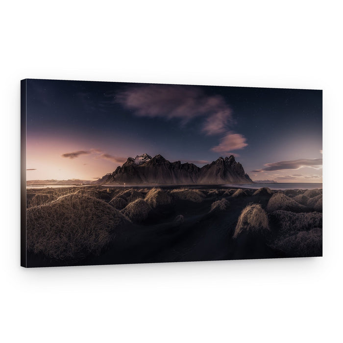 Dramatic Mountain Coast – Canvas Print