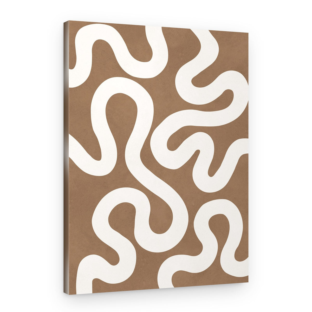 Wavy Organic Lines – Canvas Print