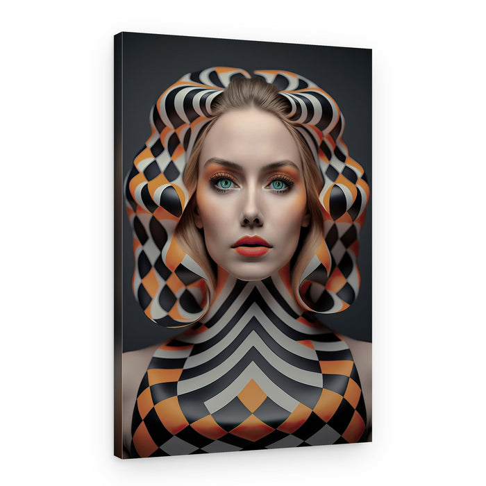 Striking Patterned Beauty – Canvas Print