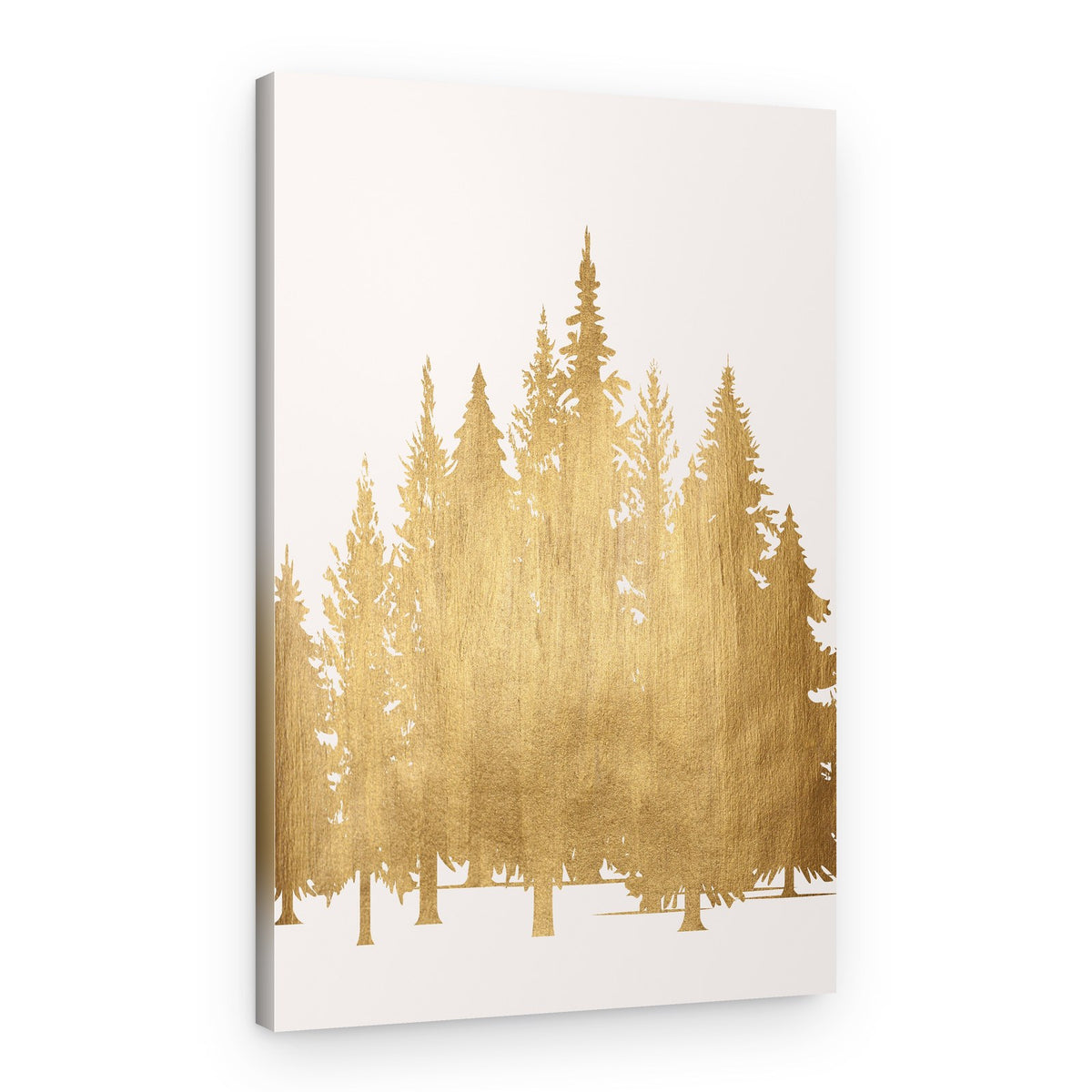 Tannenwald (gold) – Canvas Print