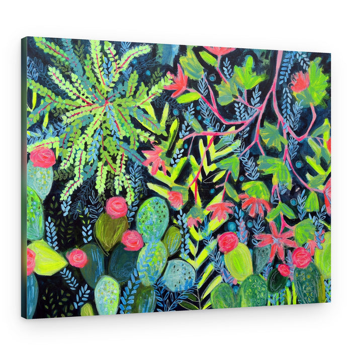 Vibrant Cactus Garden – Canvas Print