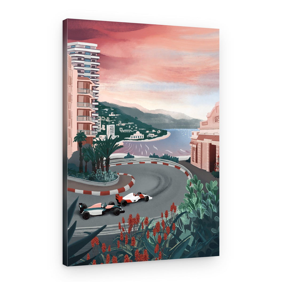 Monaco Circuit – Canvas Print
