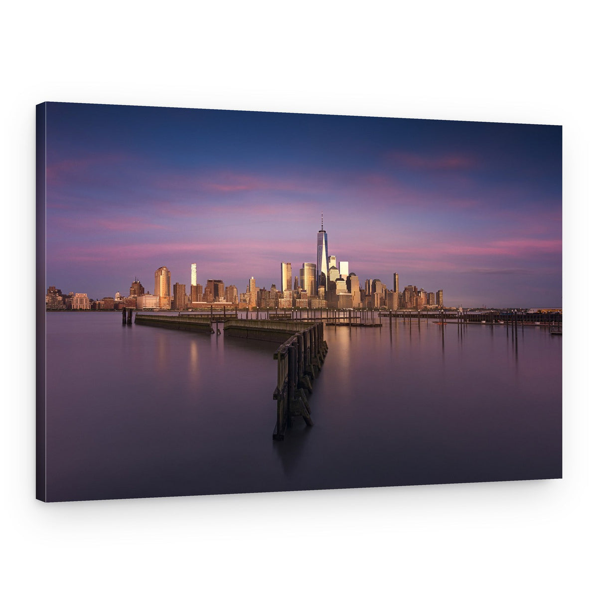 Twilight City Skyline – Canvas Print