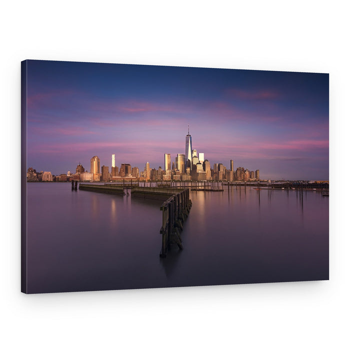 Twilight City Skyline – Canvas Print
