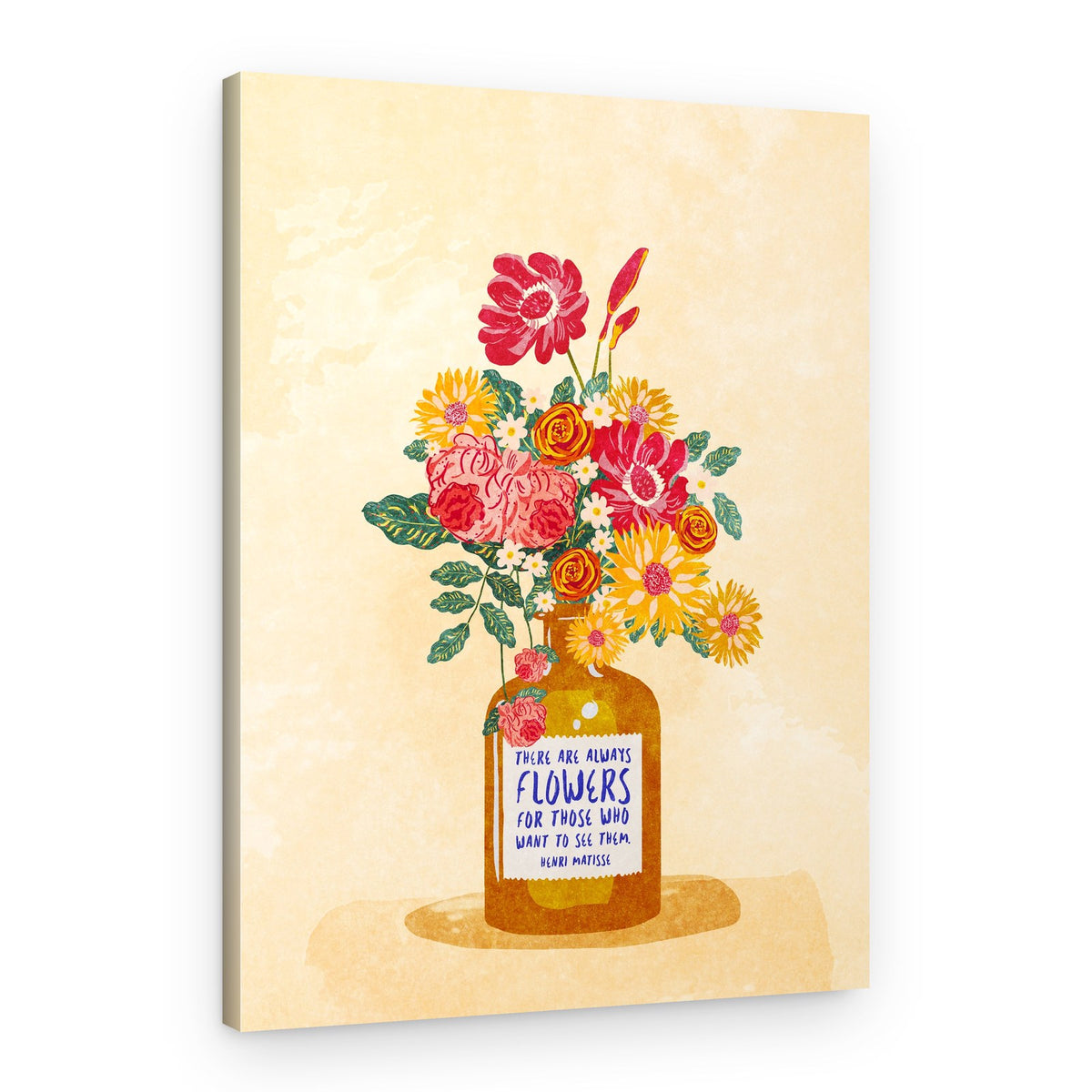 Always flowers – Canvas Print