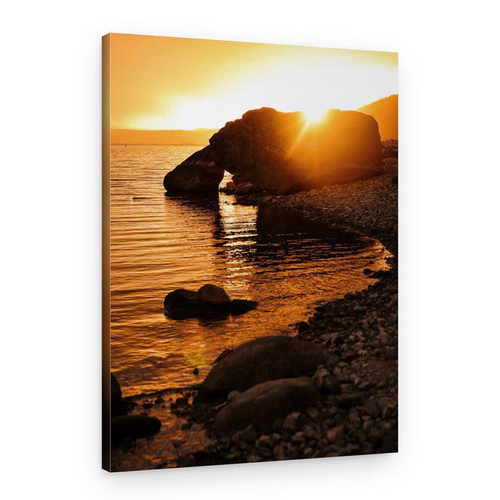 Golden Arch Sunset – Canvas Print