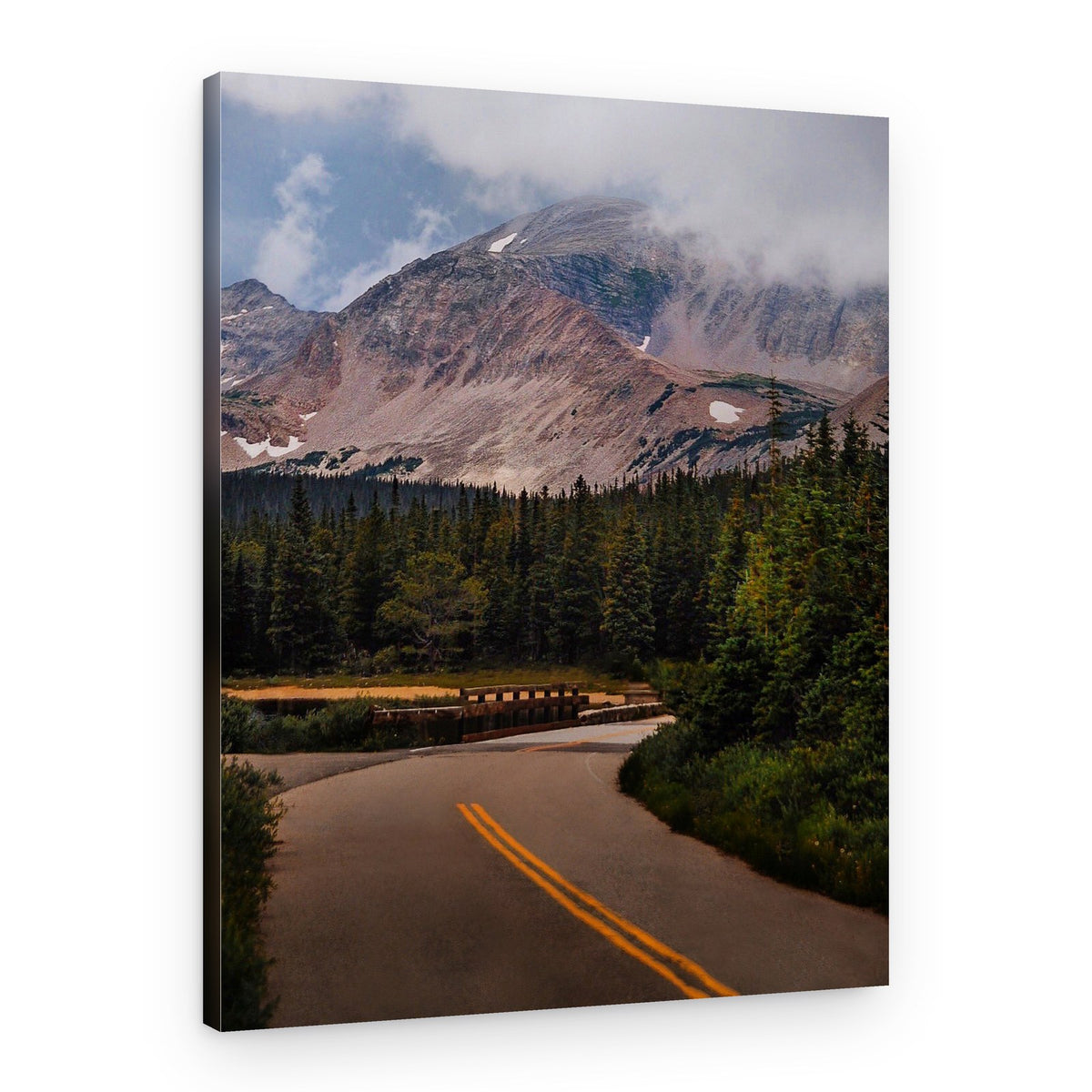 Misty Mountain Road – Canvas Print