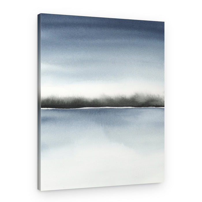 Misty Blue Horizon – Canvas Print