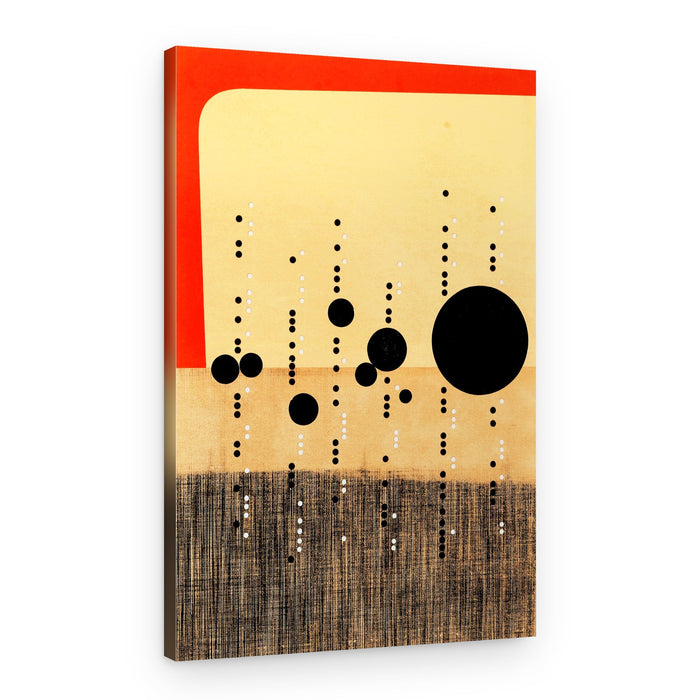 Geometric Dot Rhythm – Canvas Print