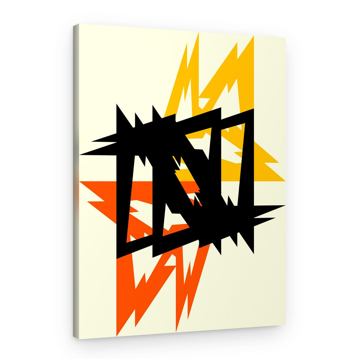 Dynamic Abstract Shapes – Canvas Print