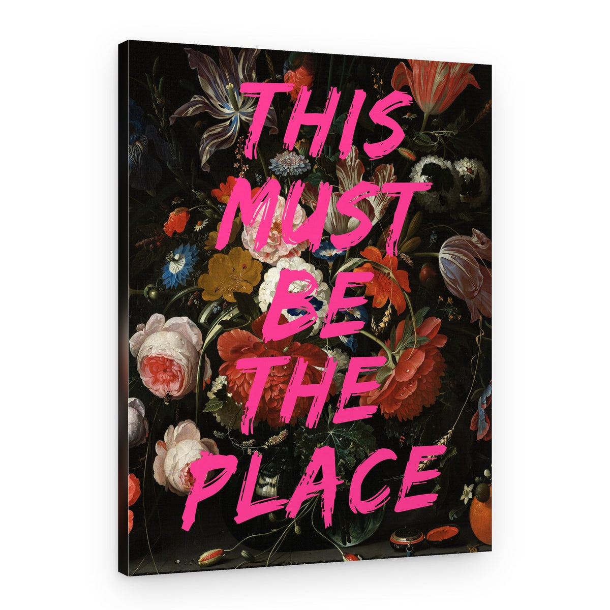 Vibrant Floral Statement – Canvas Print
