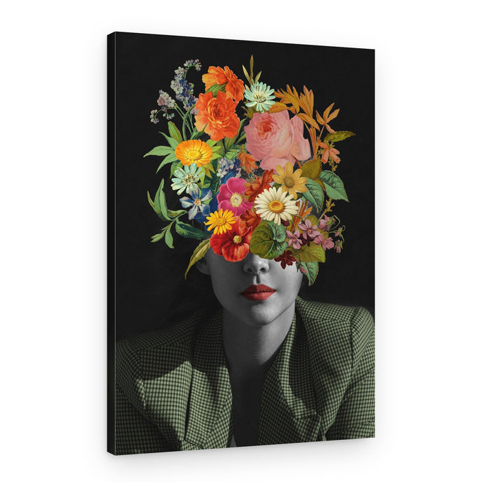 Blooming Head Portrait – Canvas Print