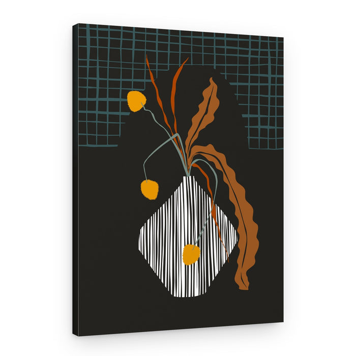 Modern Abstract Botany – Canvas Print