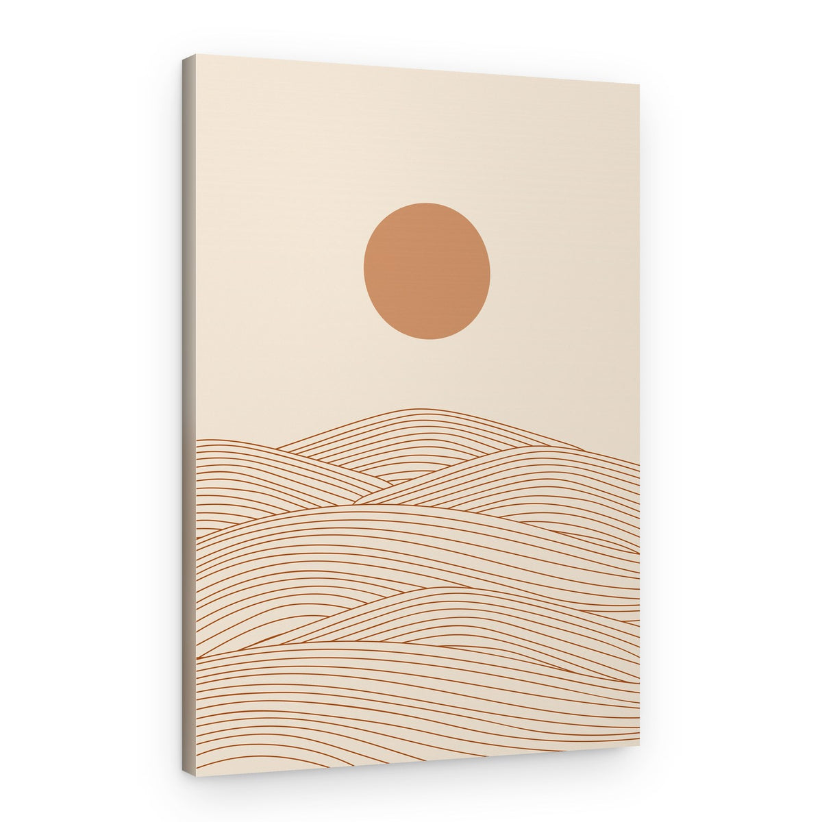 Boho Desert Sun – Canvas Print