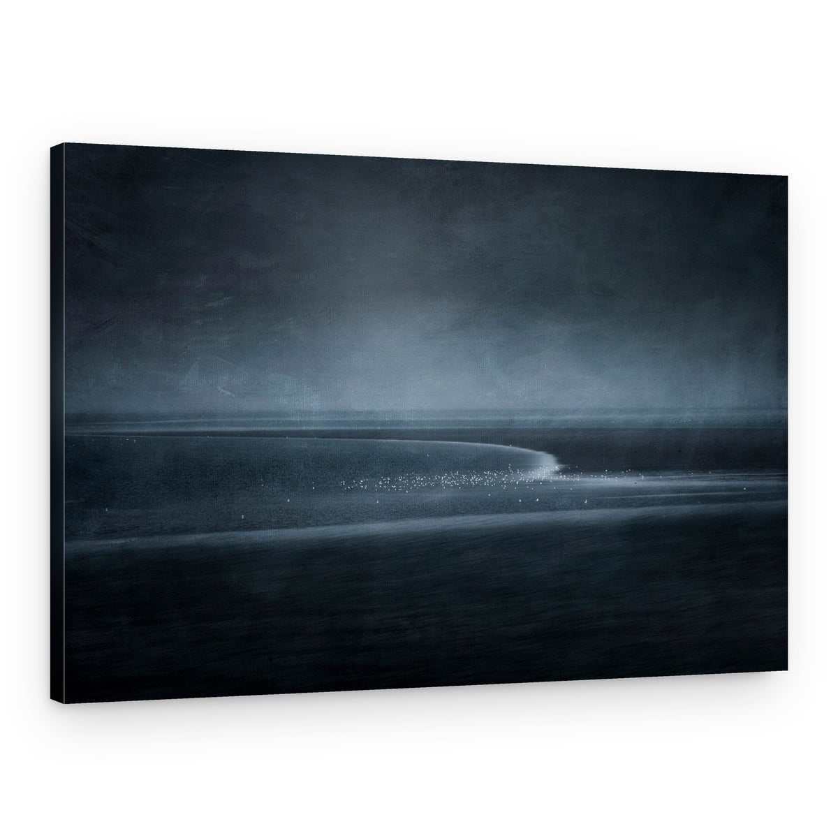 Twilight Shore Birds – Canvas Print