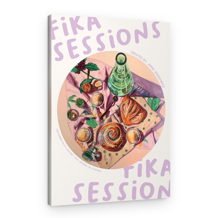 Swedish Fika Spread – Canvas Print