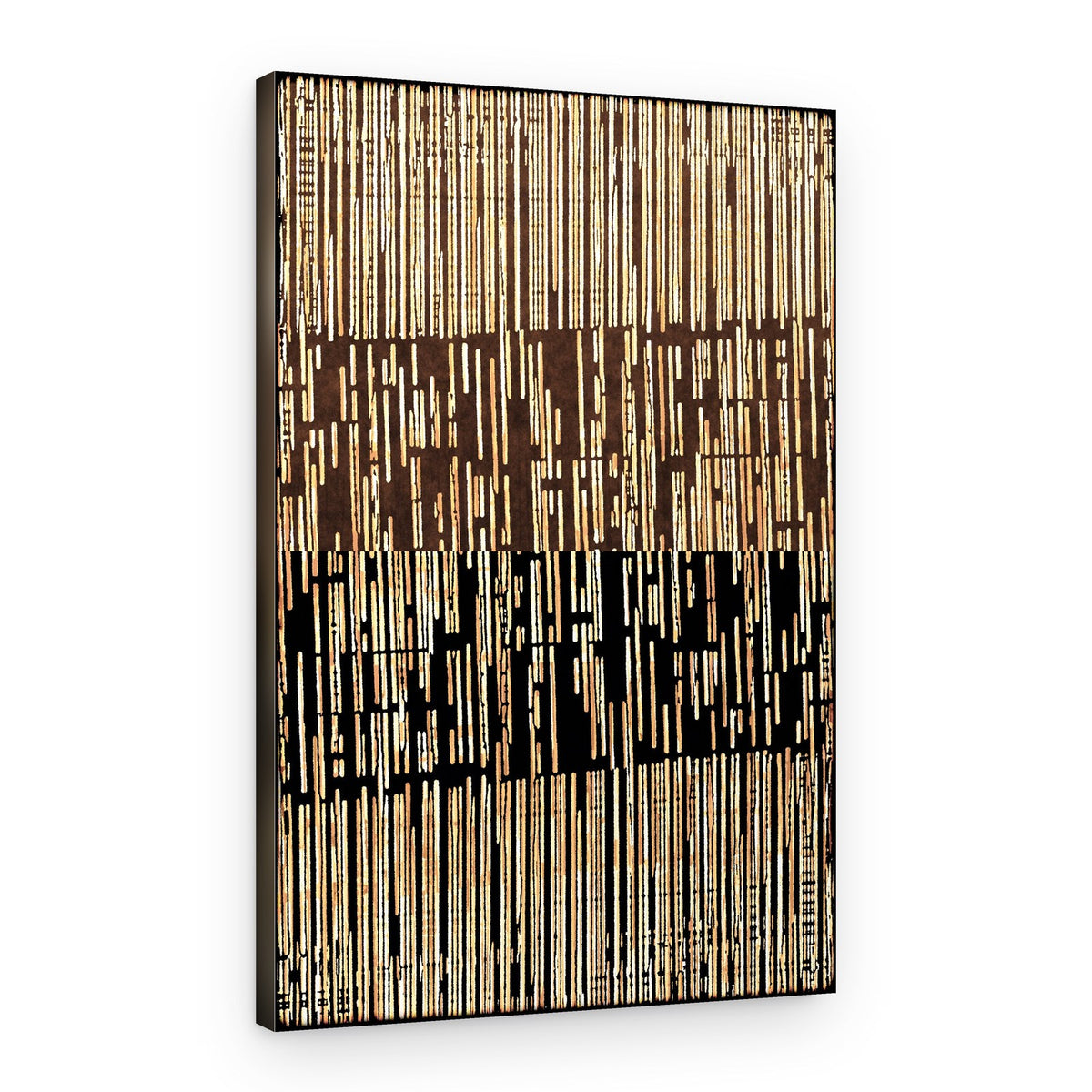 Textured Linear Pattern – Canvas Print