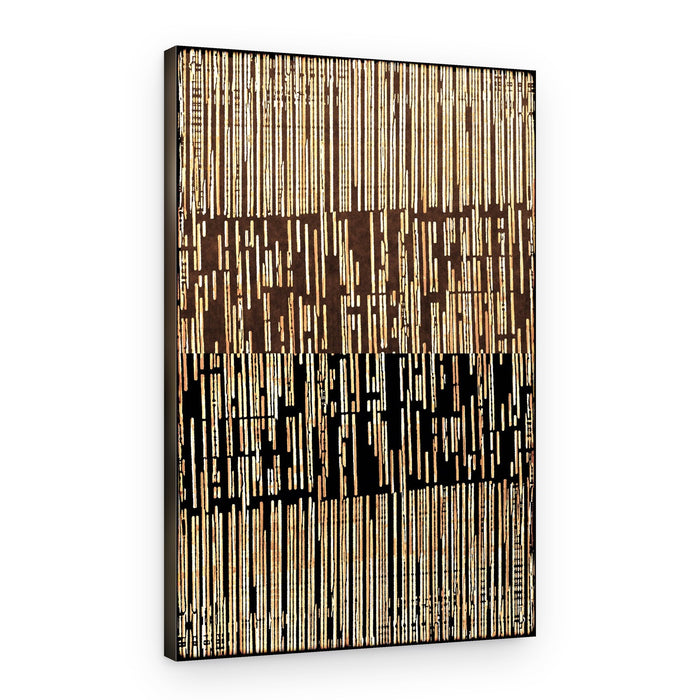 Textured Linear Pattern – Canvas Print
