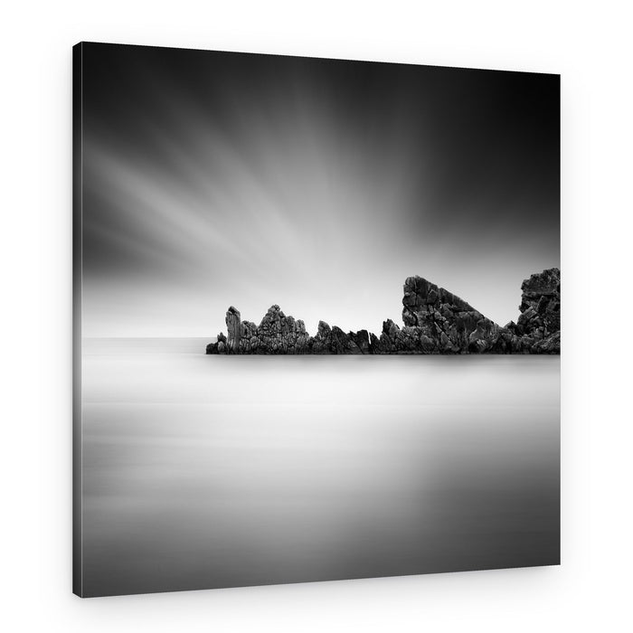 Rocky Coast Serenity – Canvas Print