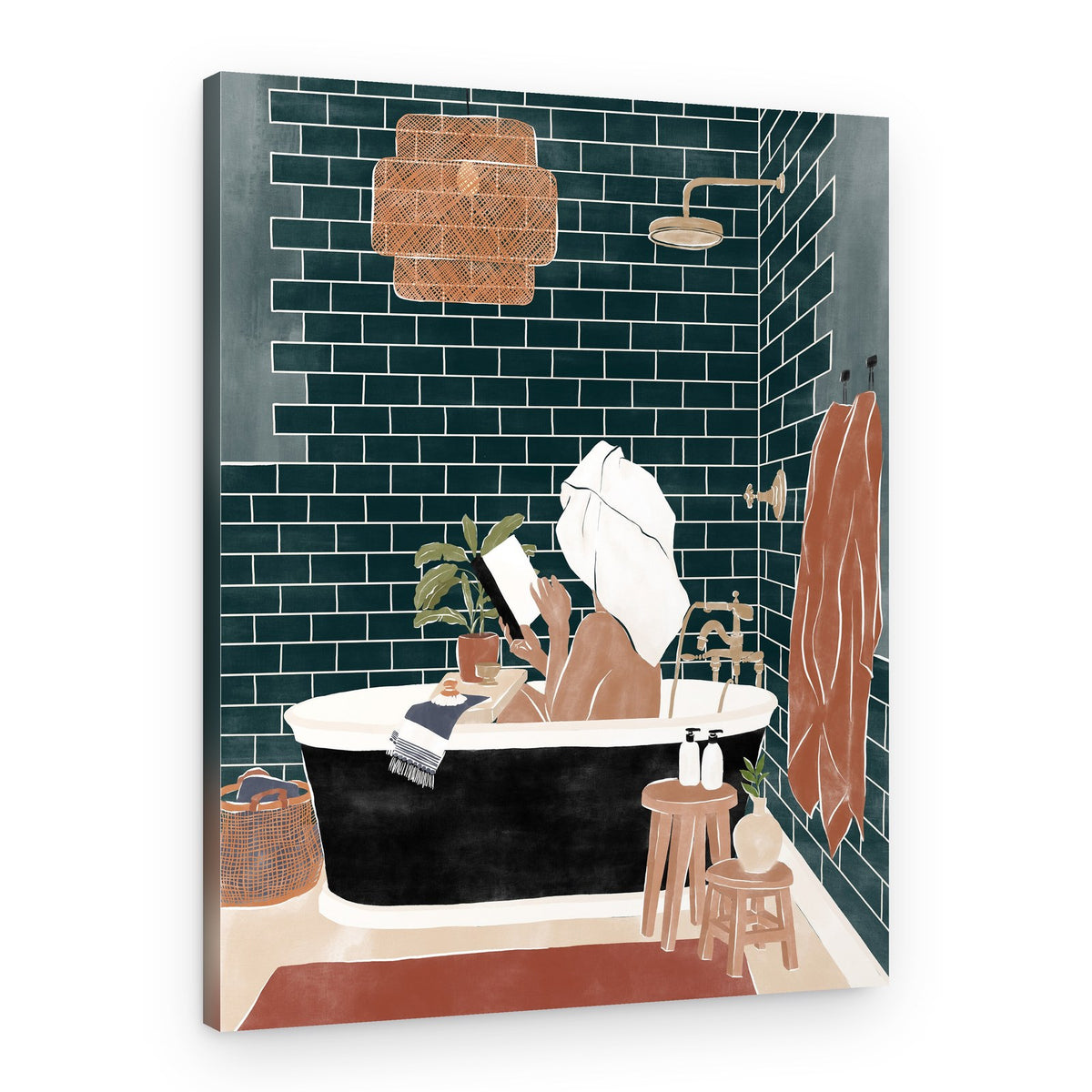 Relaxing Bath Time – Canvas Print