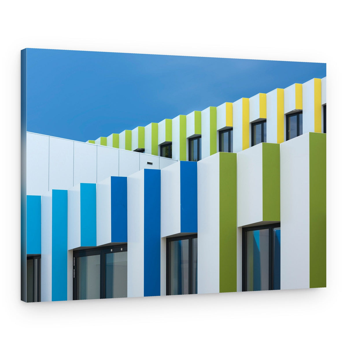 Colorful Building Facade – Canvas Print