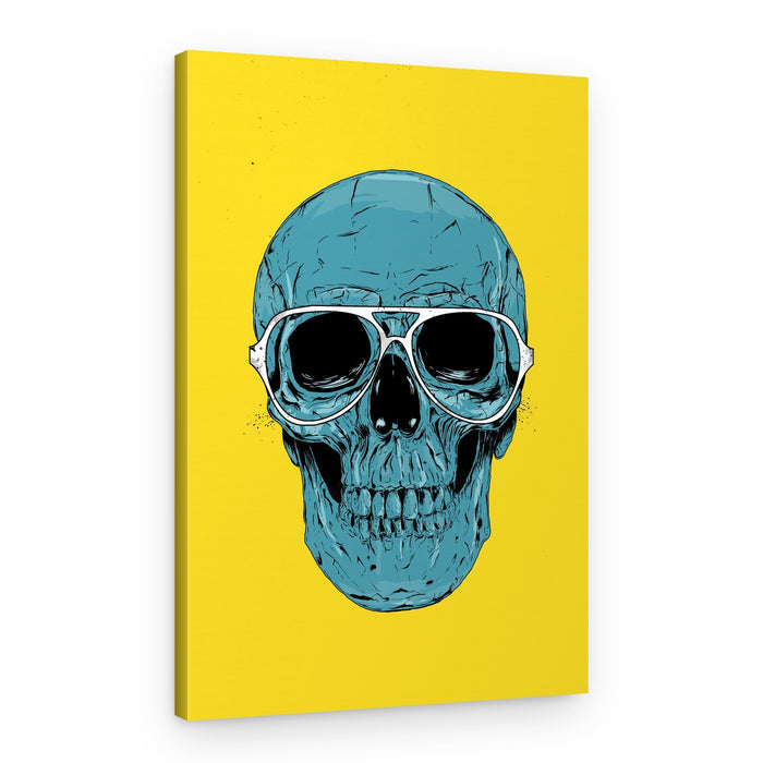Cool Skull Aviators – Canvas Print