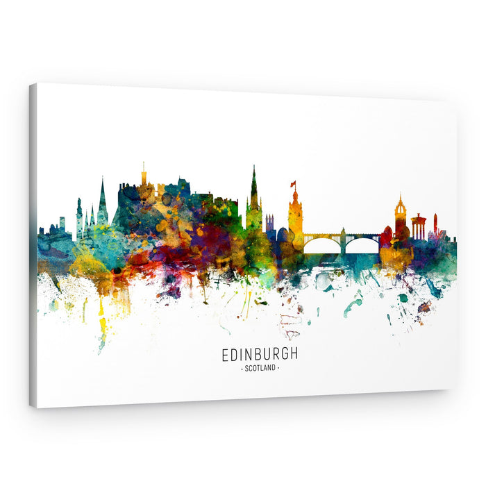 Vibrant Edinburgh Cityscape – Canvas Print