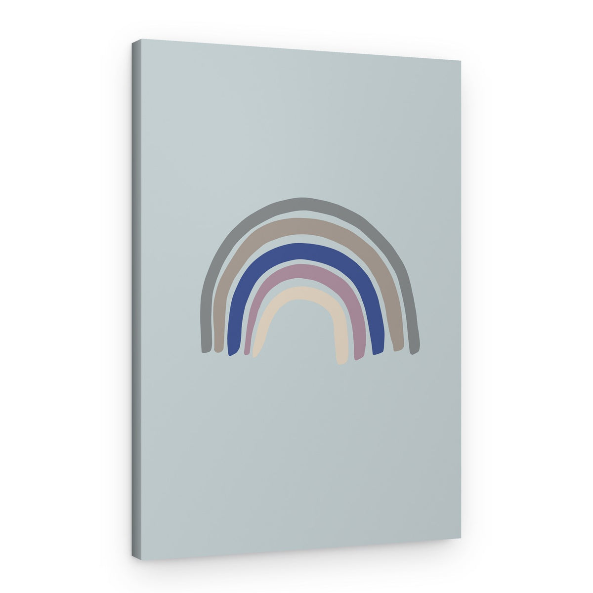 Muted Rainbow Arch – Canvas Print