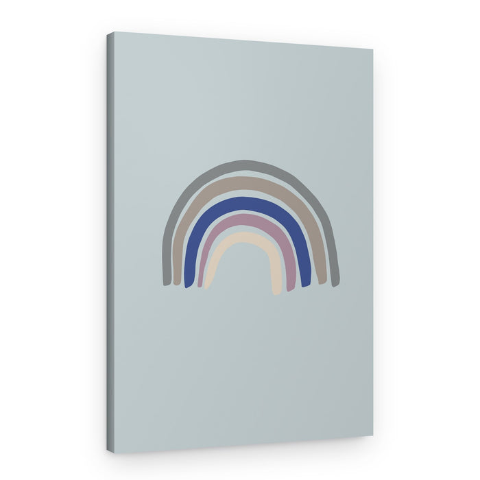 Muted Rainbow Arch – Canvas Print