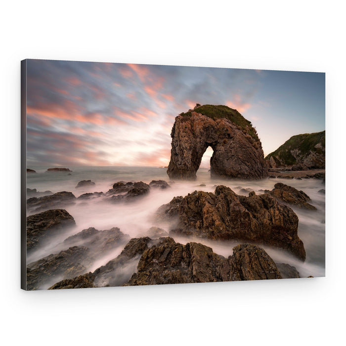 Coastal Arch Sunset – Canvas Print