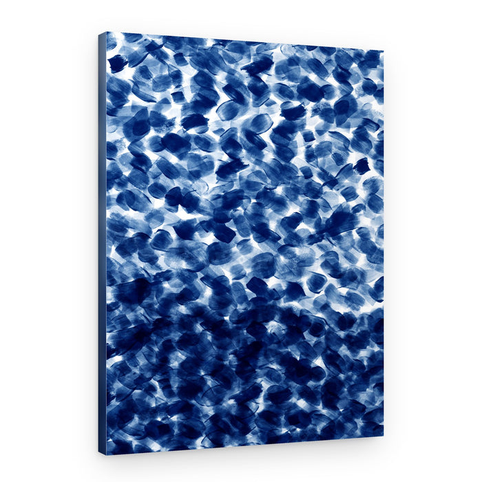 Indigo Abstract Pattern – Canvas Print