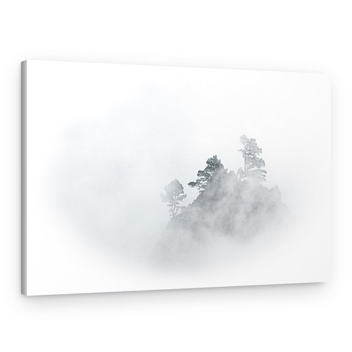 Misty Mountain Pines – Canvas Print