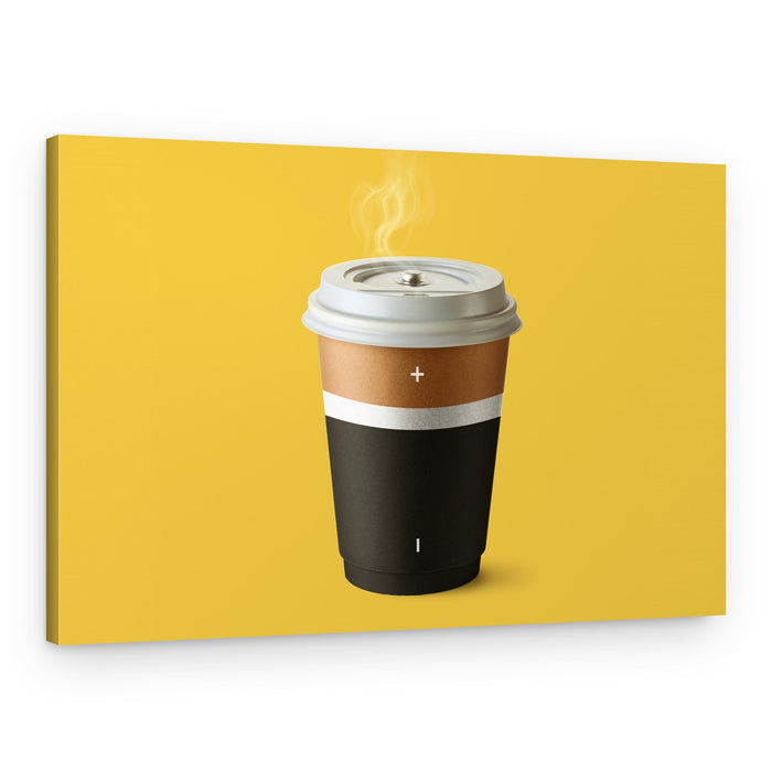 Coffee Power Up – Canvas Print