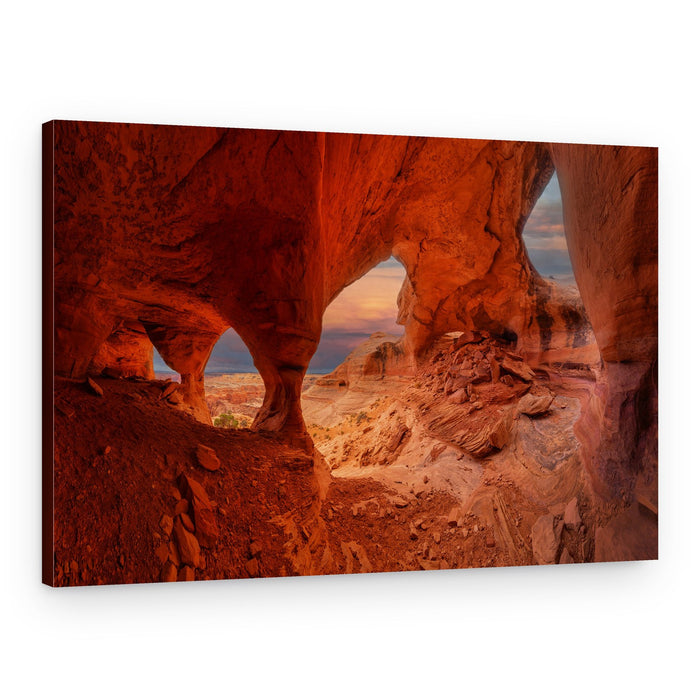 Red Rock Desert Arches – Canvas Print
