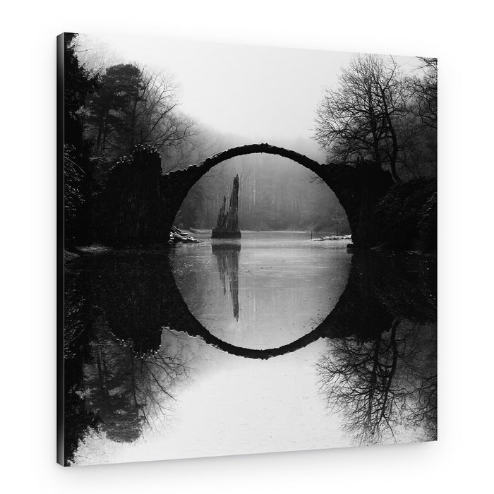 Perfect Circle Bridge – Canvas Print